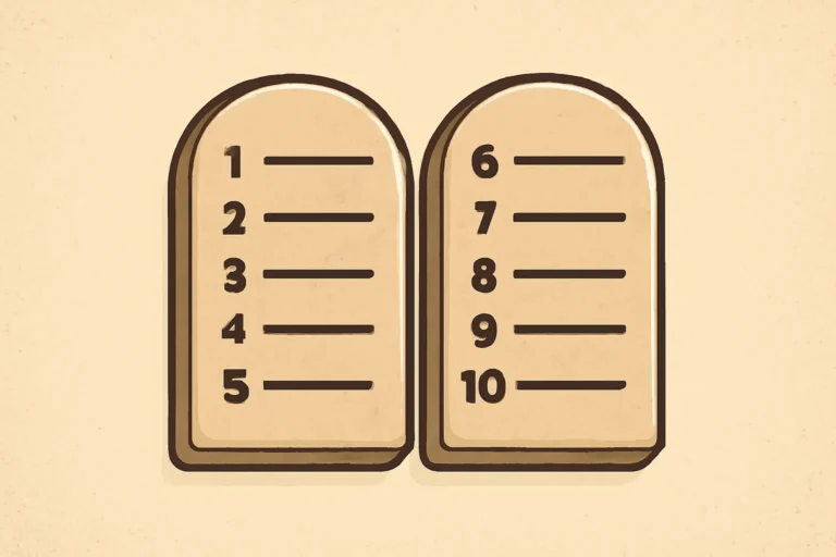 cuale son los 10 mandamientos