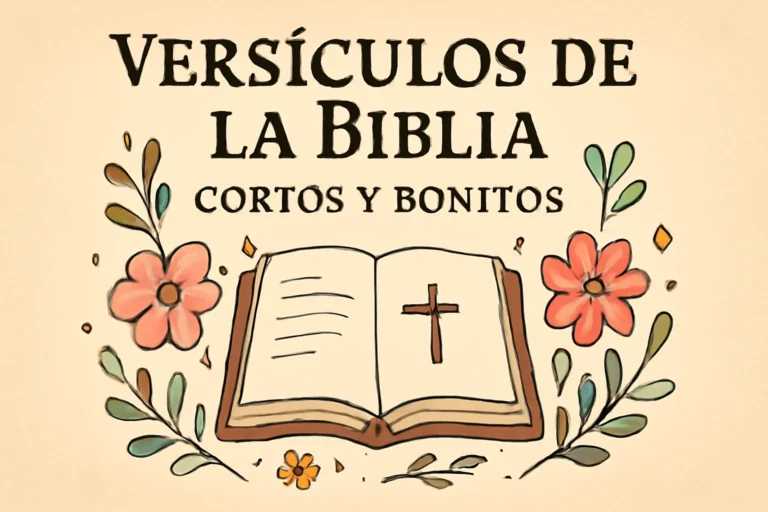 versículos dela biblia cortos y bonitos